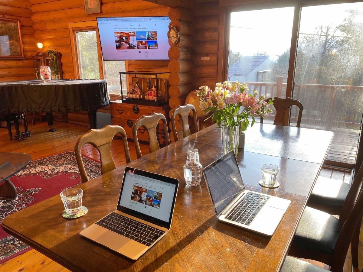 A Private Log House With Mt Fuji View & Piano - 